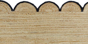 4X8 Jute Scalloped Rug 3X30 Hallway Runner 15X17 Oversize Jute Rug