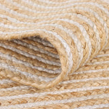 White Natural Jute Rug, Psychedelic Pattern Rug, Long Hallway Runner, Custom Jute Carpet Runner