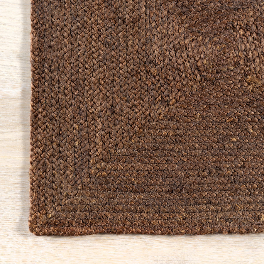Brown Hemp Rug Runner, Jute Runner Rug, Rug for Hallway/Entryway
