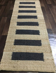 Soft Non Slip Carpet Rug for Wooden Stairs Steps Hemp Jute Hallway Runner Rug