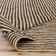 Psychedelic Rugs, Black Jute Rug, Large Area Rug for Heavy Traffic, Indoor Outdoor Rugs
