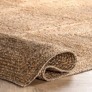 Jute Hemp Rug for Living Room/Dining Room, Natural Jute Runner Rug