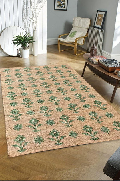 Seagrass Jute Rug for Dining Table Braided Hemp Rug Runner for Hall/Kitchen/Bathroom