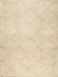 Off White Jute Area Rug 5'x7' Box Design Braided Jute Rug for Living Room Hemp Hallway Rug