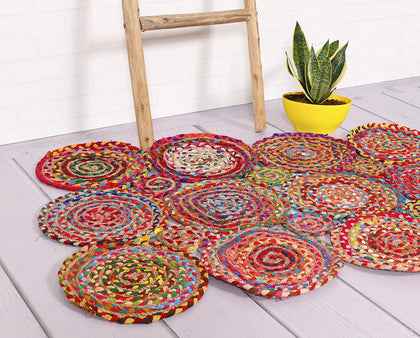 Cotton Rug Runner, Custom Size Rug, Braided Cotton Rug, Jute Area Rug