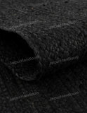 Black Jute Runner Rug 2'x14' for Hallway/Entryway Seagrass Stair Runner 2.6'x20'