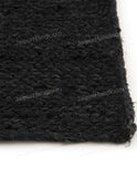 Black Jute Runner Rug 2'x14' for Hallway/Entryway Seagrass Stair Runner 2.6'x20'