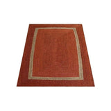 Natural jute dining room rug