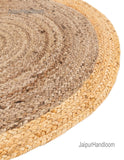 Brown Oval Jute Rug 5'x7' for Living Room Seagrass Oval Rug for Bedroom