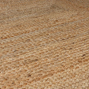 Contemporary Area Rug 8'x8' Natural Fiber Rug 7'x9' Braided Jute Runner 2'x18'