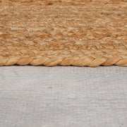 Contemporary Area Rug 8'x8' Natural Fiber Rug 7'x9' Braided Jute Runner 2'x18'