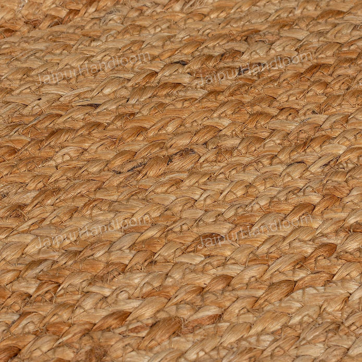 Contemporary Area Rug 8'x8' Natural Fiber Rug 7'x9' Braided Jute Runner 2'x18'