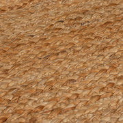 Contemporary Area Rug 8'x8' Natural Fiber Rug 7'x9' Braided Jute Runner 2'x18'