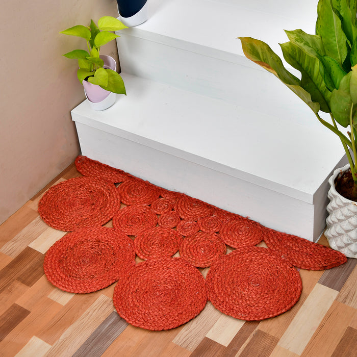 Half Round Jute Rug | Half Moon Doormat | Half Circle Doormat | Welcome Doormat