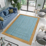 Handwoven Jute Rug Runner – Natural Boho Hallway Runner, Farmhouse Entryway Rug