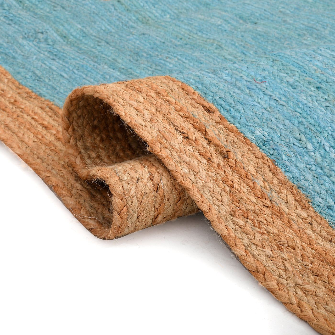 Handwoven Jute Rug Runner – Natural Boho Hallway Runner, Farmhouse Entryway Rug