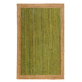 Extra Large Rug 12X15 Feet, Green Jute Rug Runner, Braided Long Hallway Runner 40 Feet