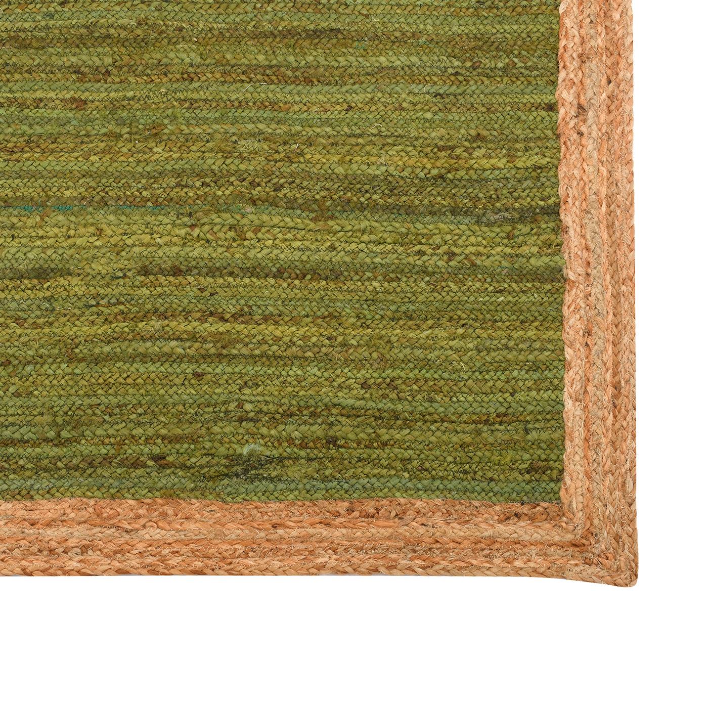Extra Large Rug 12X15 Feet, Green Jute Rug Runner, Braided Long Hallway Runner 40 Feet