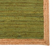 Extra Large Rug 12X15 Feet, Green Jute Rug Runner, Braided Long Hallway Runner 40 Feet