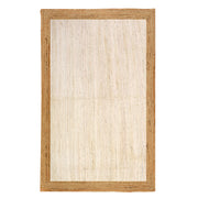 Off White/Ivory Jute Rug, Handmade Natural Jute Rug – Durable High Traffic Area Rug Runner