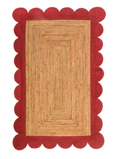 Scalloped Jute Rug