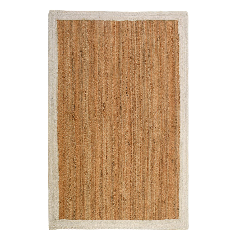 Off White/Ivory Jute Carpet Runner, Braided Rug for Heavy Traffic Areas, Custom Hallway Runner