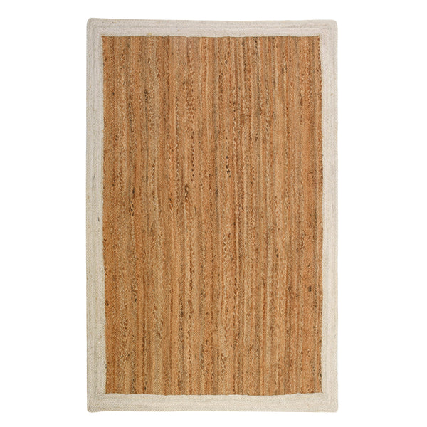 Off White/Ivory Jute Carpet Runner, Braided Rug for Heavy Traffic Areas, Custom Hallway Runner