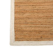 Off White/Ivory Jute Carpet Runner, Braided Rug for Heavy Traffic Areas, Custom Hallway Runner