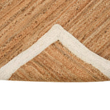 Off White/Ivory Jute Carpet Runner, Braided Rug for Heavy Traffic Areas, Custom Hallway Runner