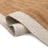 Off White/Ivory Jute Carpet Runner, Braided Rug for Heavy Traffic Areas, Custom Hallway Runner