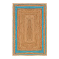 Braided Jute Rug for Living Room | Large Jute Rug for Heavy Traffic Area |Natural Seagrass Runner 