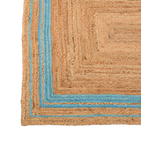 Braided Jute Rug for Living Room | Large Jute Rug for Heavy Traffic Area |Natural Seagrass Runner 