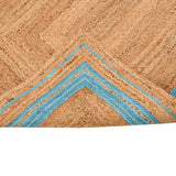 Braided Jute Rug for Living Room | Large Jute Rug for Heavy Traffic Area |Natural Seagrass Runner 