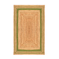 Large Jute Area Rug | Braided Area Floor Carpet | Natural Jute Rug for Entryway 