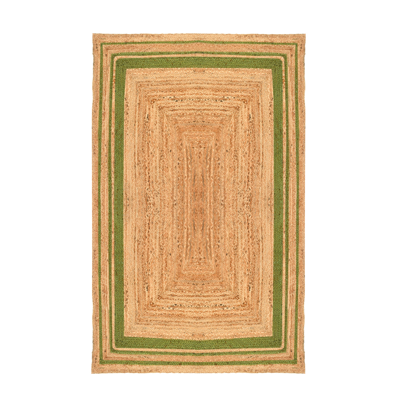 Large Jute Area Rug | Braided Area Floor Carpet | Natural Jute Rug for Entryway 