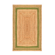 Large Jute Area Rug | Braided Area Floor Carpet | Natural Jute Rug for Entryway 
