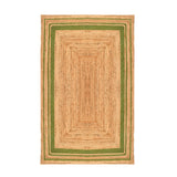 Large Jute Area Rug | Braided Area Floor Carpet | Natural Jute Rug for Entryway 