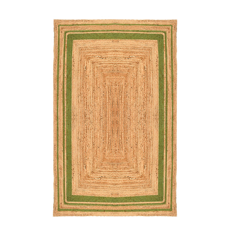 Large Jute Area Rug | Braided Area Floor Carpet | Natural Jute Rug for Entryway 