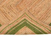 Large Jute Area Rug | Braided Area Floor Carpet | Natural Jute Rug for Entryway 