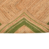 Large Jute Area Rug | Braided Area Floor Carpet | Natural Jute Rug for Entryway 