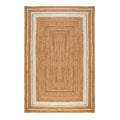 Jute Hallway Runner Rug | Boho Braided Jute Rug | . Large Jute Area Rug 12X15 Feet