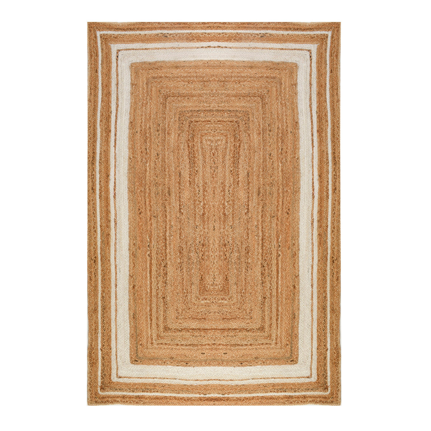 Jute Hallway Runner Rug | Boho Braided Jute Rug | . Large Jute Area Rug 12X15 Feet