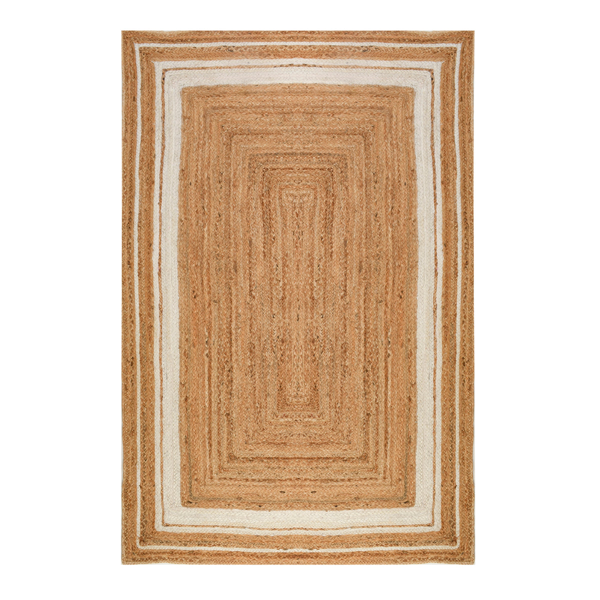 Jute Hallway Runner Rug | Boho Braided Jute Rug | . Large Jute Area Rug 12X15 Feet