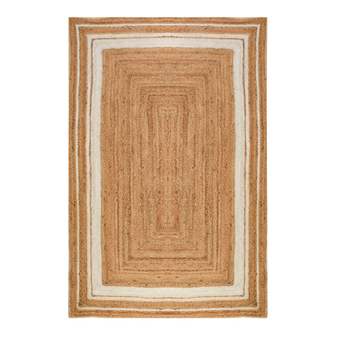 Jute Hallway Runner Rug | Boho Braided Jute Rug | . Large Jute Area Rug 12X15 Feet