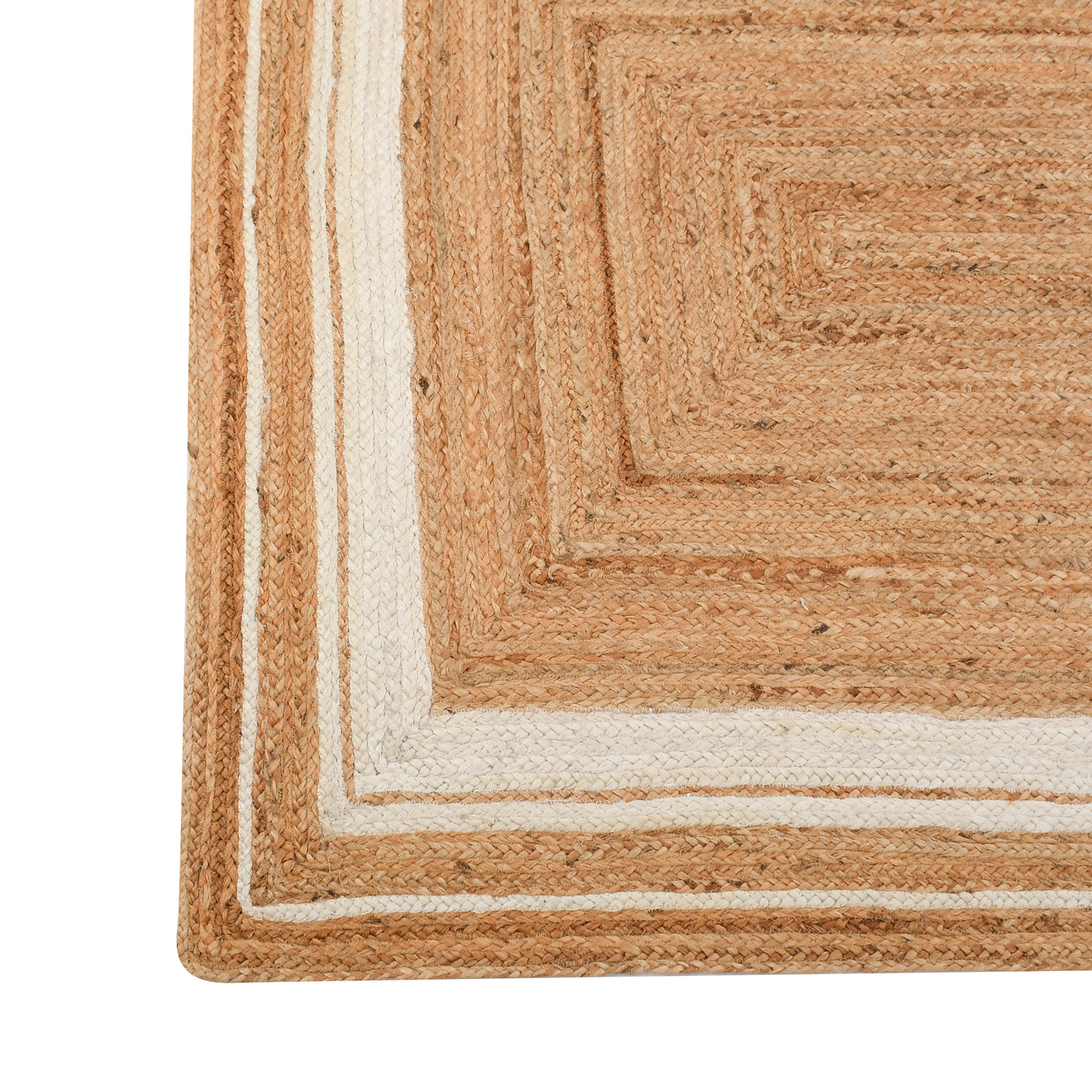 Jute Hallway Runner Rug | Boho Braided Jute Rug | . Large Jute Area Rug 12X15 Feet