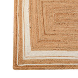 Jute Hallway Runner Rug | Boho Braided Jute Rug | . Large Jute Area Rug 12X15 Feet