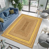 Large Jute Rug | Custom Size Rug | Heavy Traffic Area Rug for Hallway/Entryway
