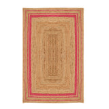 Large Natural Jute Rug | Durable Hallway Rug | Seagrass Jute Stair Runner Carpet
