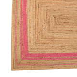 Large Natural Jute Rug | Durable Hallway Rug | Seagrass Jute Stair Runner Carpet