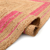 Large Natural Jute Rug | Durable Hallway Rug | Seagrass Jute Stair Runner Carpet